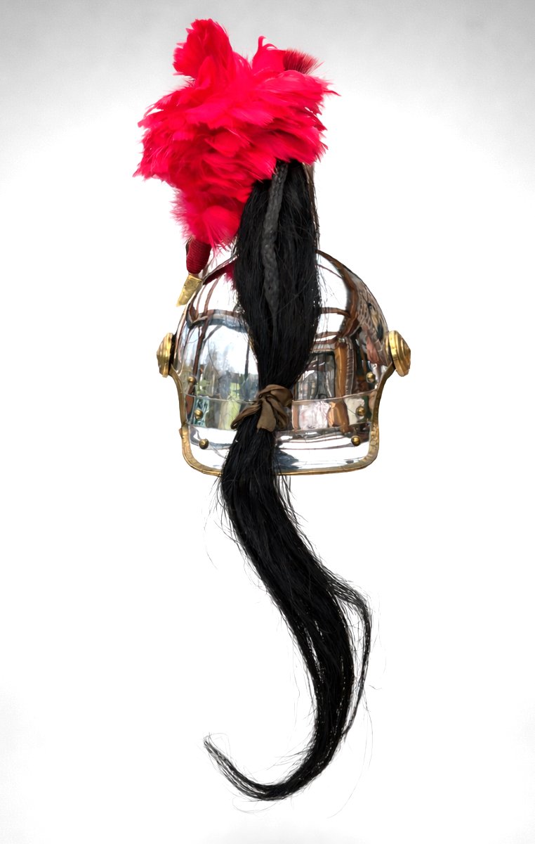 Military Cavalry Helmet, Republican Guard, Republic, Music/trumpet, Uniform-photo-2