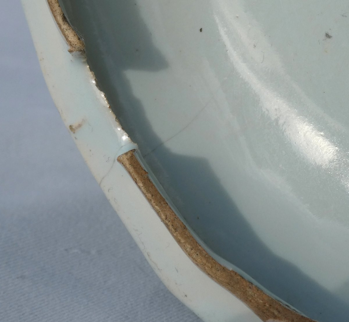 Boite à épices en faience du Nord , Cabaret à Condiments XVIIIe siecle , La Rochelle , Sel-photo-3