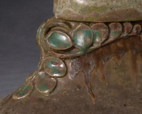 Jardiniere Epoque Art Nouveau , Centre De Table , Gres Charles Greber 1900-photo-1