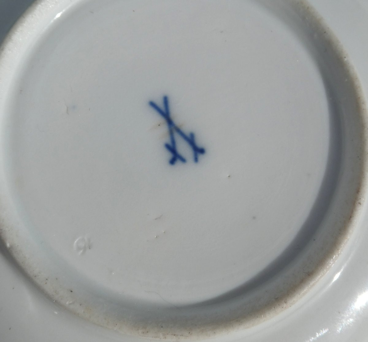 Tasse & Sa Sous Tasse , Porcelaine Dure De Meissen , Bouquets De fleurs , XIXe , Style XVIIIE-photo-8