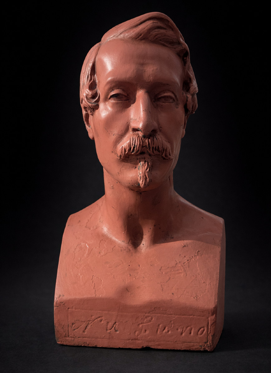 Bust Of Emperor Napoleon III, 19th Century Workshop Cast, Terracotta Patina, Plaster, 1850