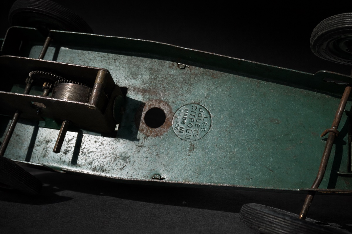 Voiture De Course Record Bolide Rosalie , Citroën 1930 , Jouet Mécanique Art Deco-photo-4