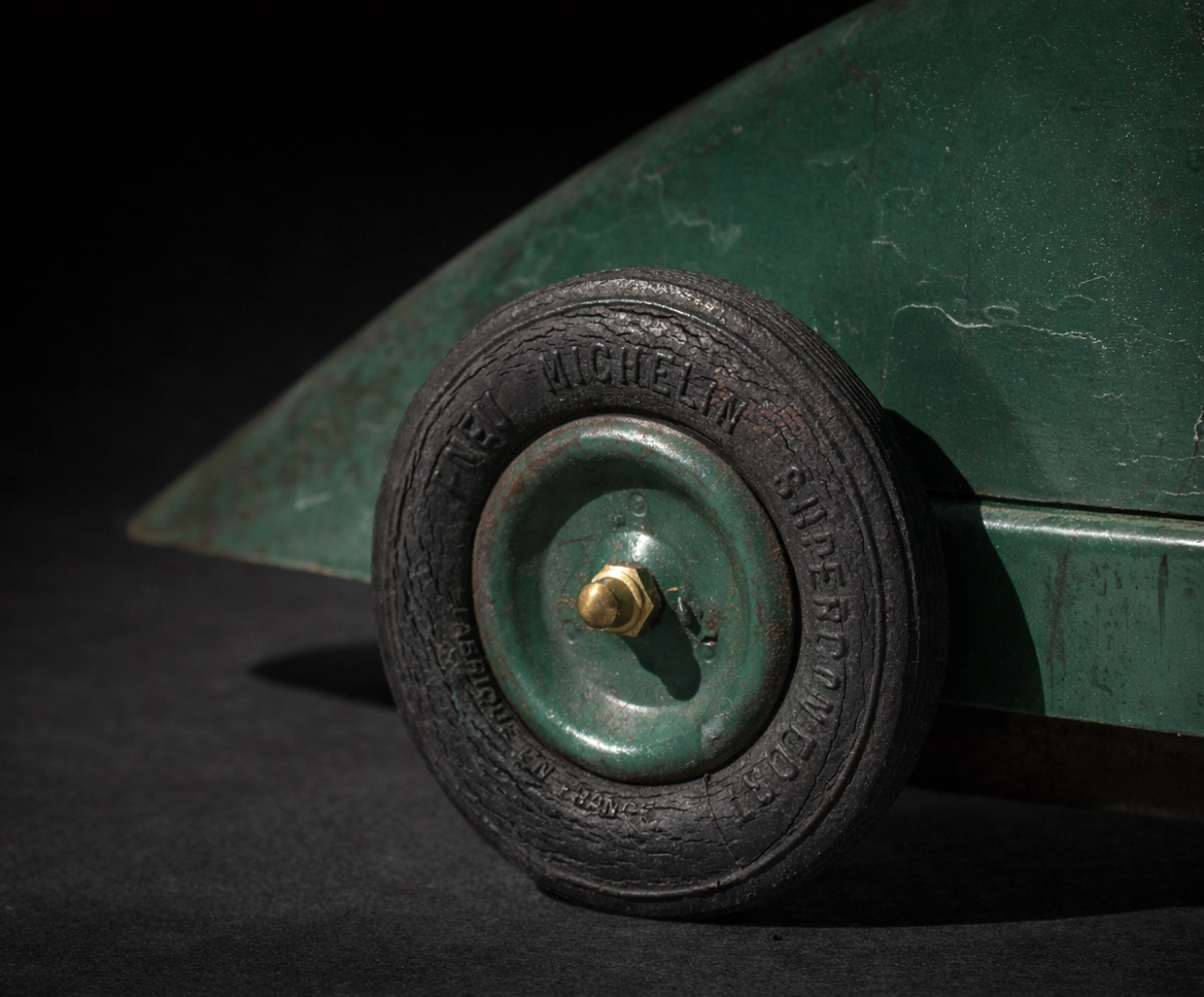 Voiture De Course Record Bolide Rosalie , Citroën 1930 , Jouet Mécanique Art Deco-photo-2