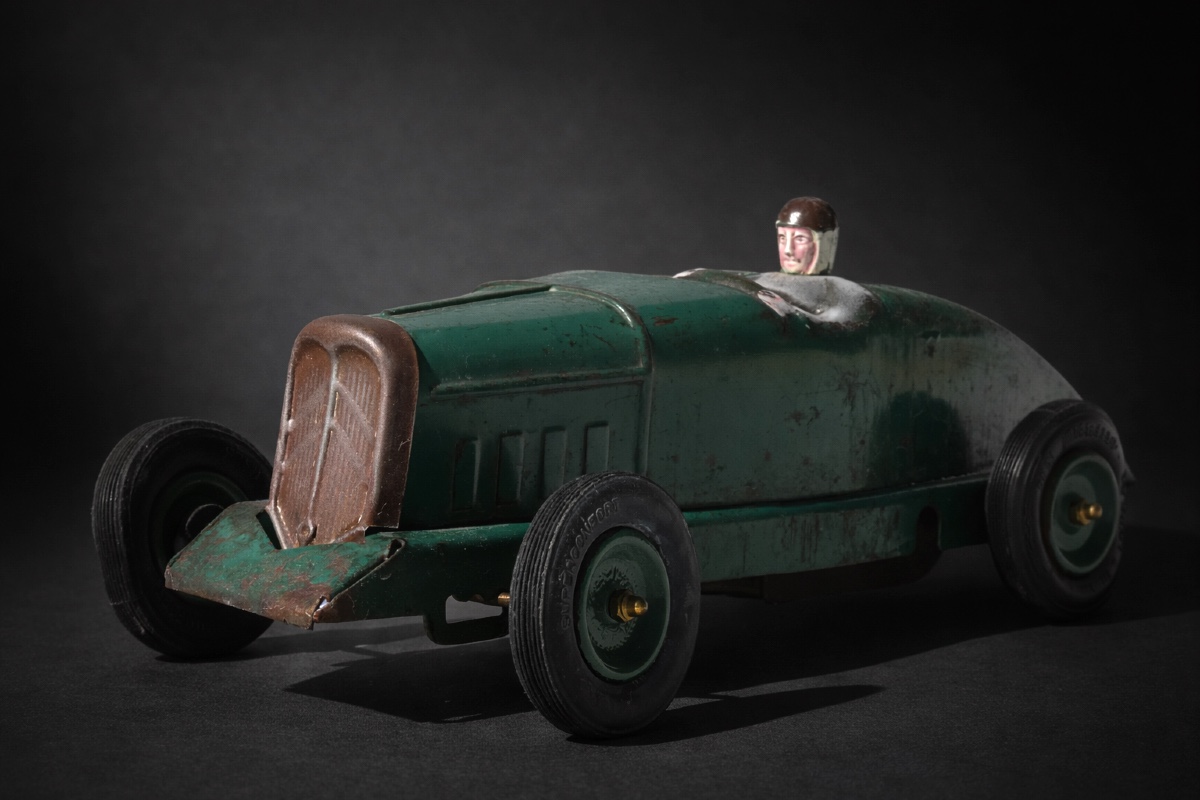 Voiture De Course Record Bolide Rosalie , Citroën 1930 , Jouet Mécanique Art Deco