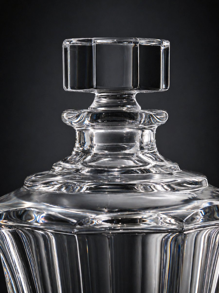 Carafe En Cristal De Saint Louis , Style Art Deco , Whishy / Wine , 1930 , Modernist-photo-2