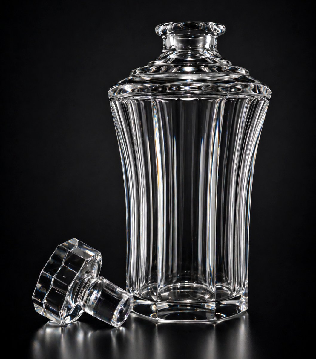 Carafe En Cristal De Saint Louis , Style Art Deco , Whishy / Wine , 1930 , Modernist-photo-4