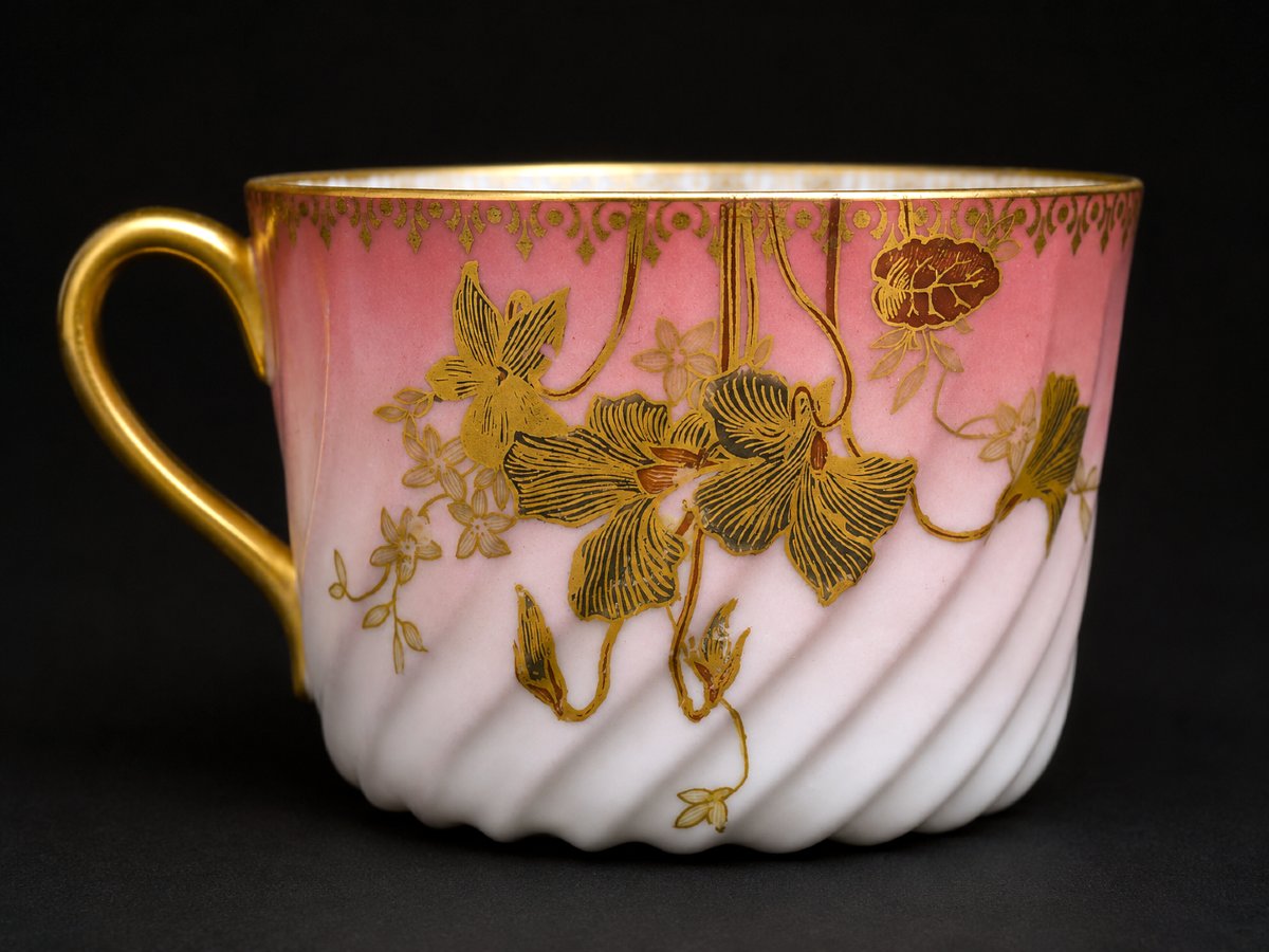 Limoges Porcelain Tea / Coffee Set , Art Nouveau , Haviland 19th , 1900 , Cups-photo-4