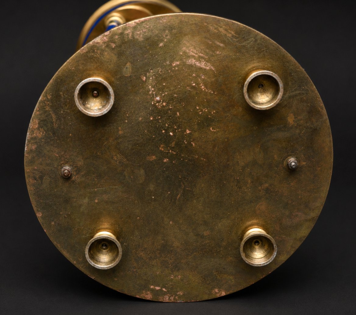 Grande Pendule Portique , Emaux Cloisonnés , Chine / Asie XXe siecle , Horloge-photo-1
