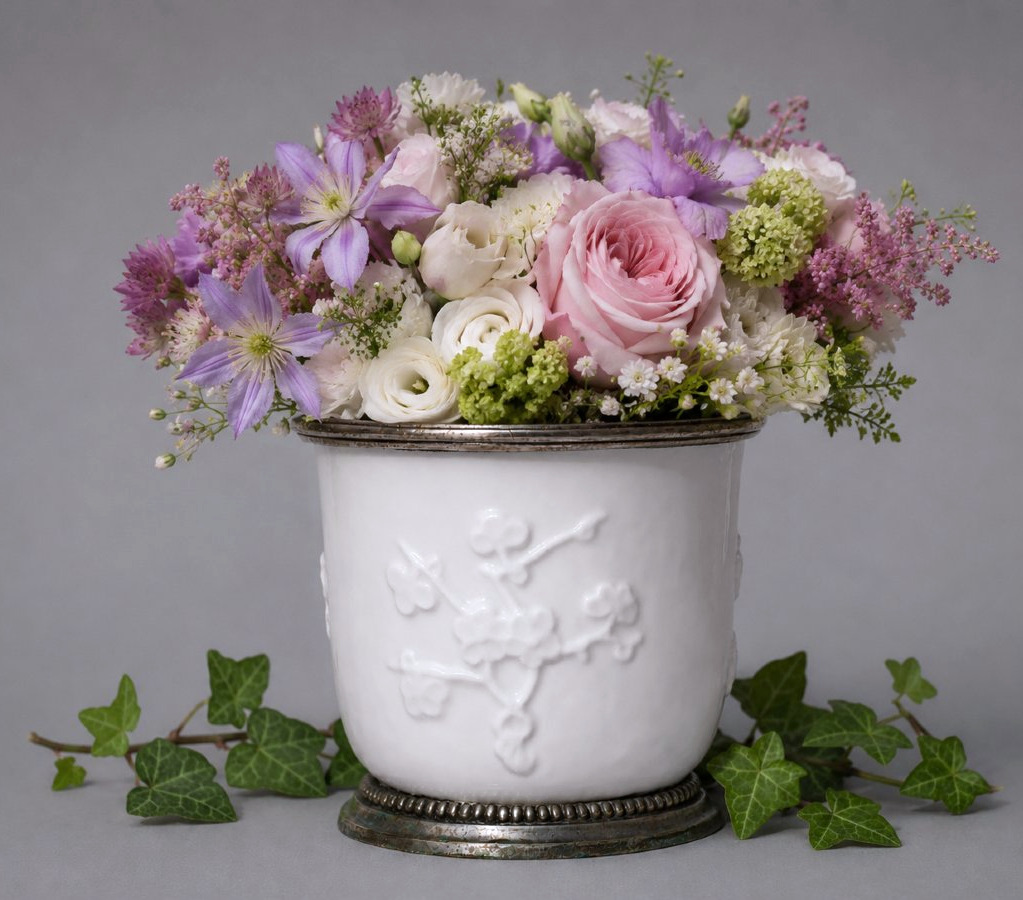 Soft-paste Porcelain Pot/vase From Saint-cloud, 18th Century, Blanc De Chine, -photo-2