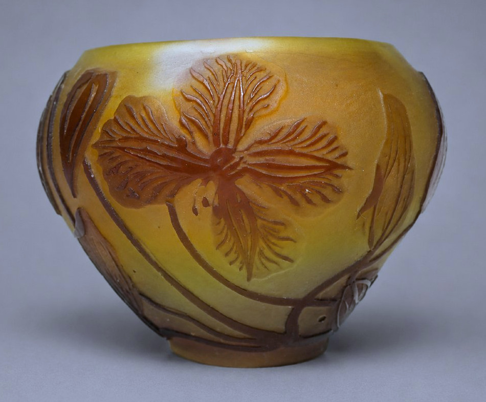 Small Antique Gallé Vase Art Nouveau , Nancy School-photo-3