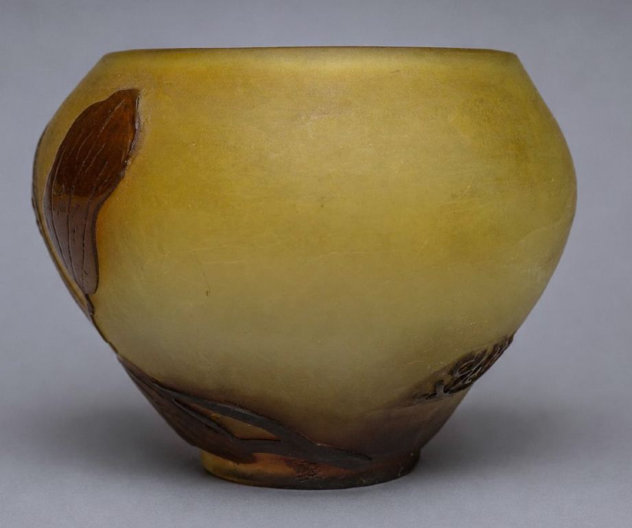 Small Antique Gallé Vase Art Nouveau , Nancy School-photo-4