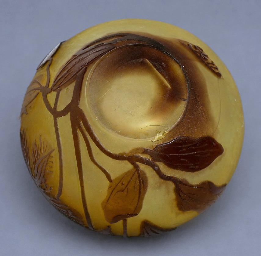 Small Antique Gallé Vase Art Nouveau , Nancy School-photo-2