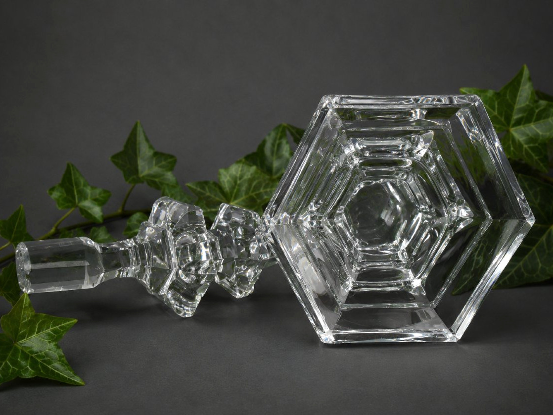Flacon à parfum en cristal taillé De Baccarat – Époque Restauration, vers 1820-1830 XIXe -photo-2