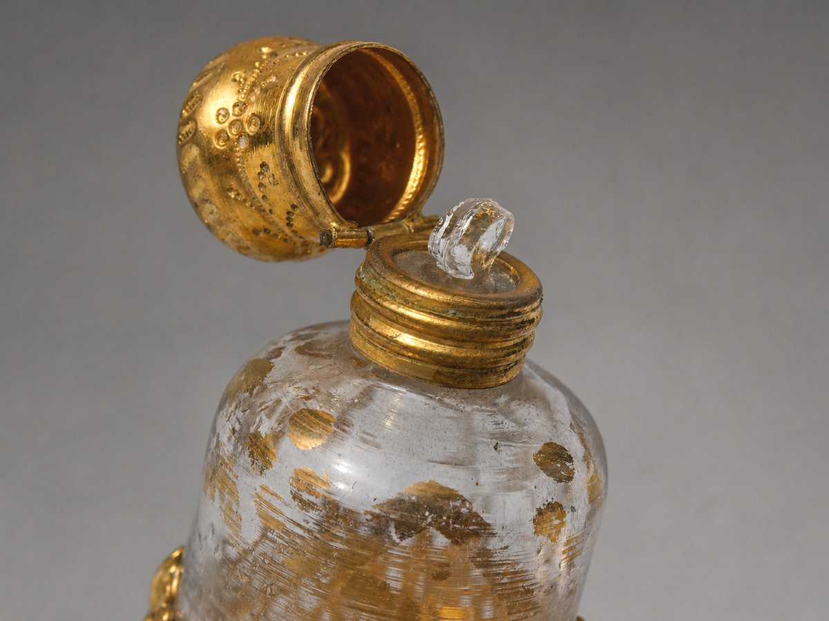 Cave A Parfum , Palais Royal , Napoléon III , Caleche & chevres , XIXe , Flacon à Senteurs-photo-4