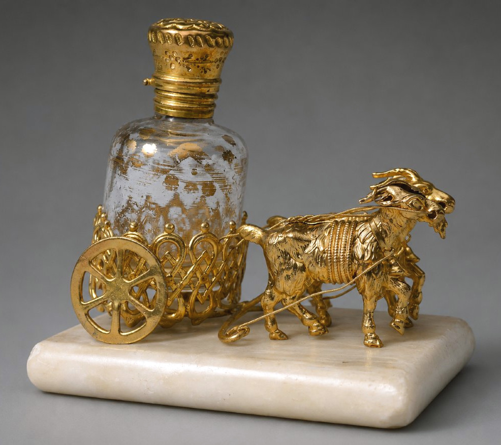Cave A Parfum , Palais Royal , Napoléon III , Caleche & chevres , XIXe , Flacon à Senteurs