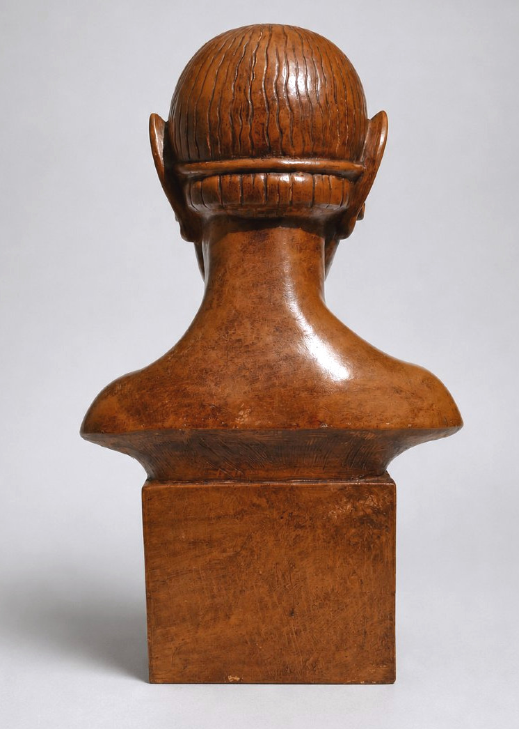 Henri Bargas – Child's Bust, Patinated Terracotta Faun Head – Art Deco, 1920-photo-4