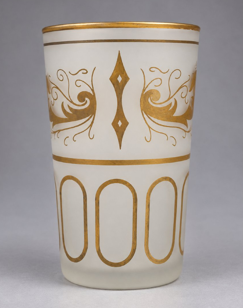 Serie de 6 Verres / Gobelets Epoque Napoléon III , Tasses à Thé , XIXe  , Orientalisme-photo-4