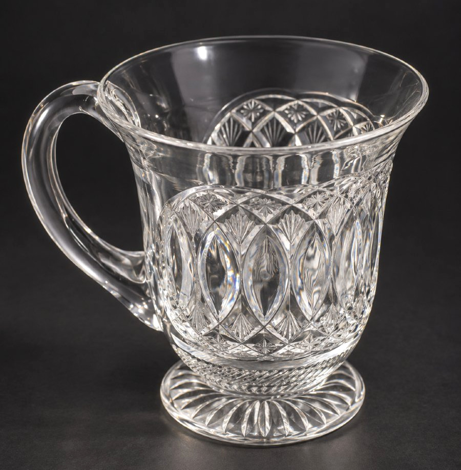 Serie de Tasses à Café En Cristal De Baccarat , Epoque Charles X / Empire ; XIXe -photo-2