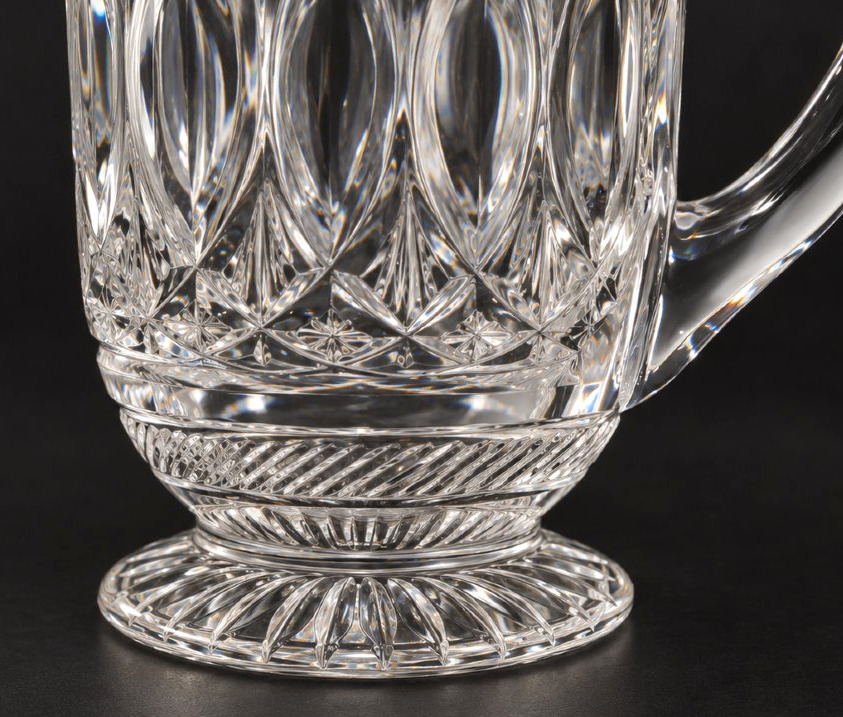 Serie de Tasses à Café En Cristal De Baccarat , Epoque Charles X / Empire ; XIXe -photo-1