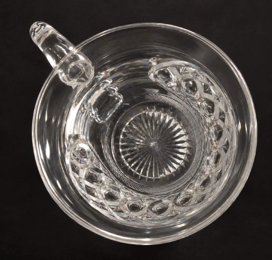 Serie de Tasses à Café En Cristal De Baccarat , Epoque Charles X / Empire ; XIXe -photo-2