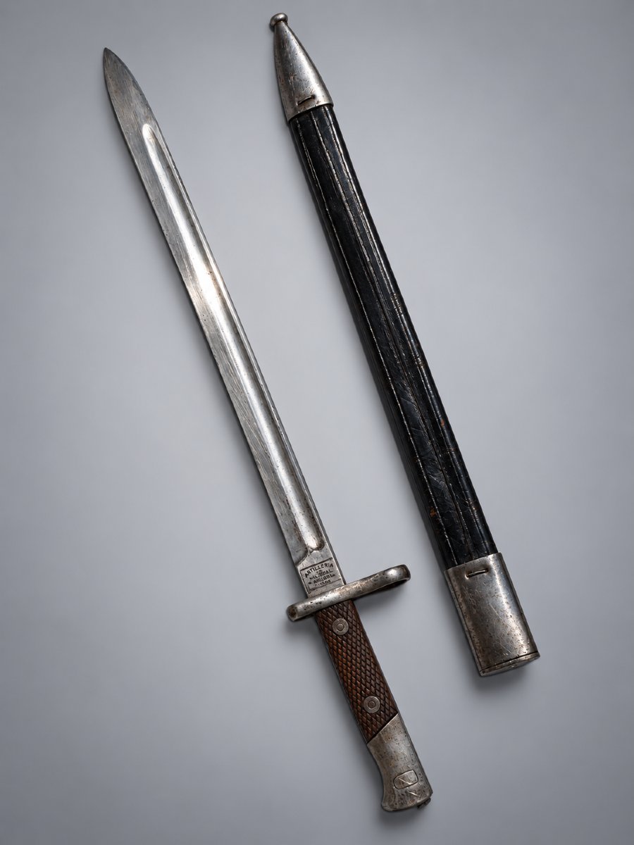 Baionnette Espagnole M1913 Artilleria Toledo ; Epée XXe Siecle , Militaria , Uniforme -photo-2