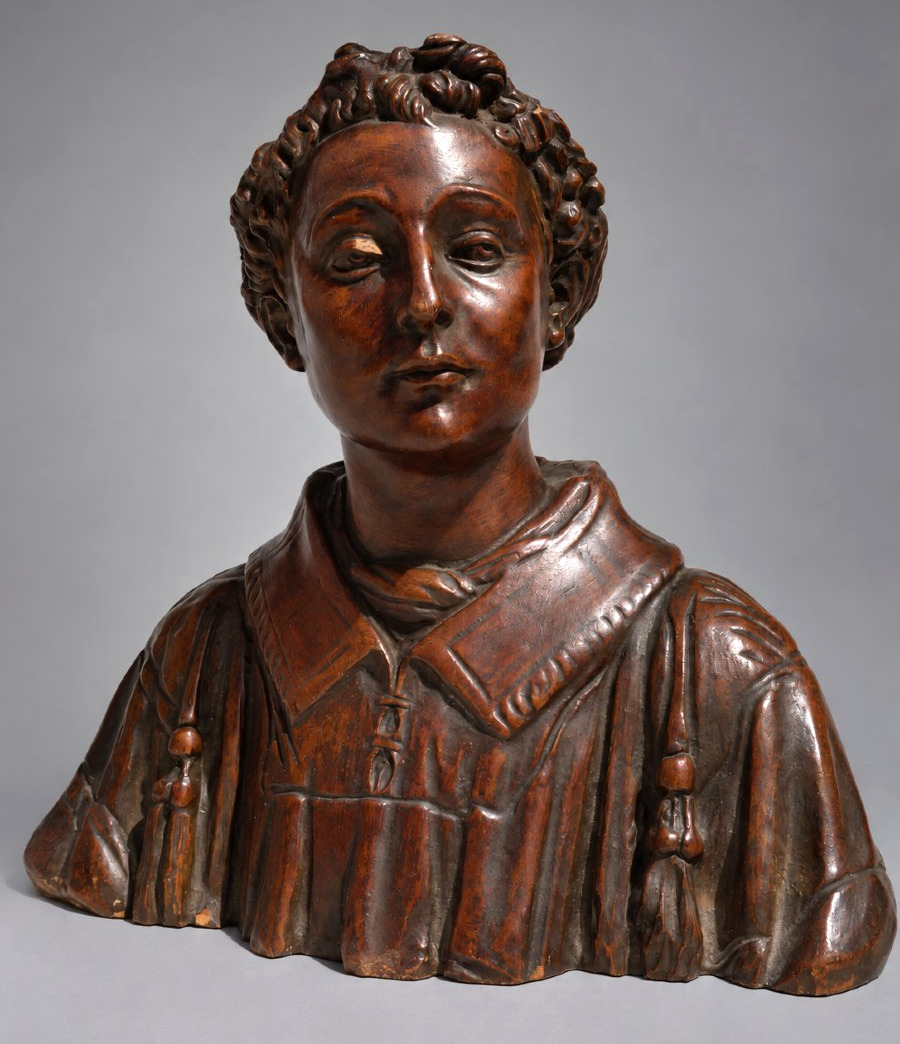 Bust Of A Cleric, Patinated Terracotta Sculpture – Manufacture De Signa – Italy-photo-2
