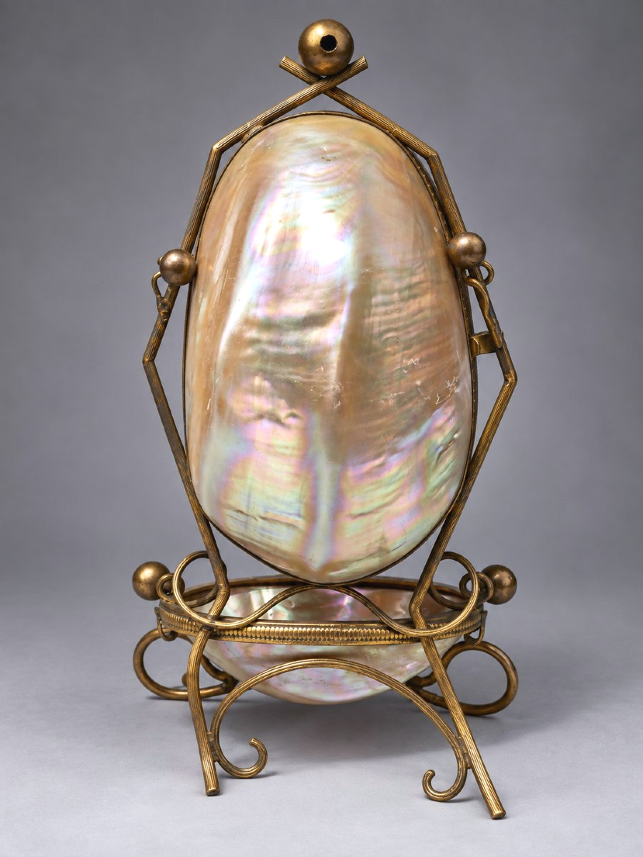 Perfume Cabinet, Palais Royal, Napoleonic III Period, 19th-century Baccarat; Mother-of-pearl Fragrance Box-photo-4