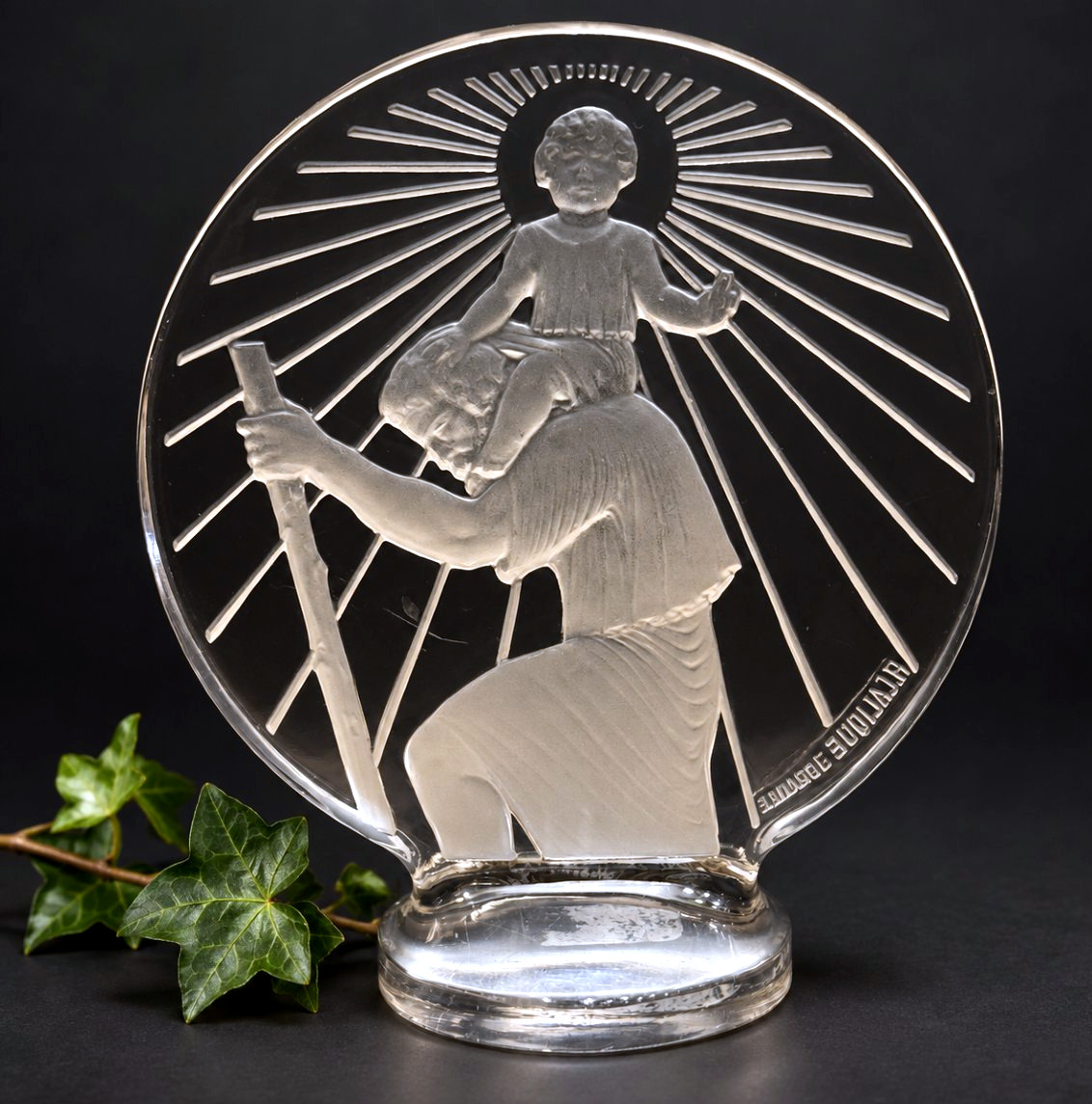 "saint Christopher" Car Mascot By René Lalique, Circa 1928–1930, Radiator Cap-photo-4