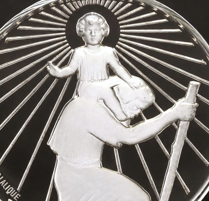 "saint Christopher" Car Mascot By René Lalique, Circa 1928–1930, Radiator Cap-photo-2