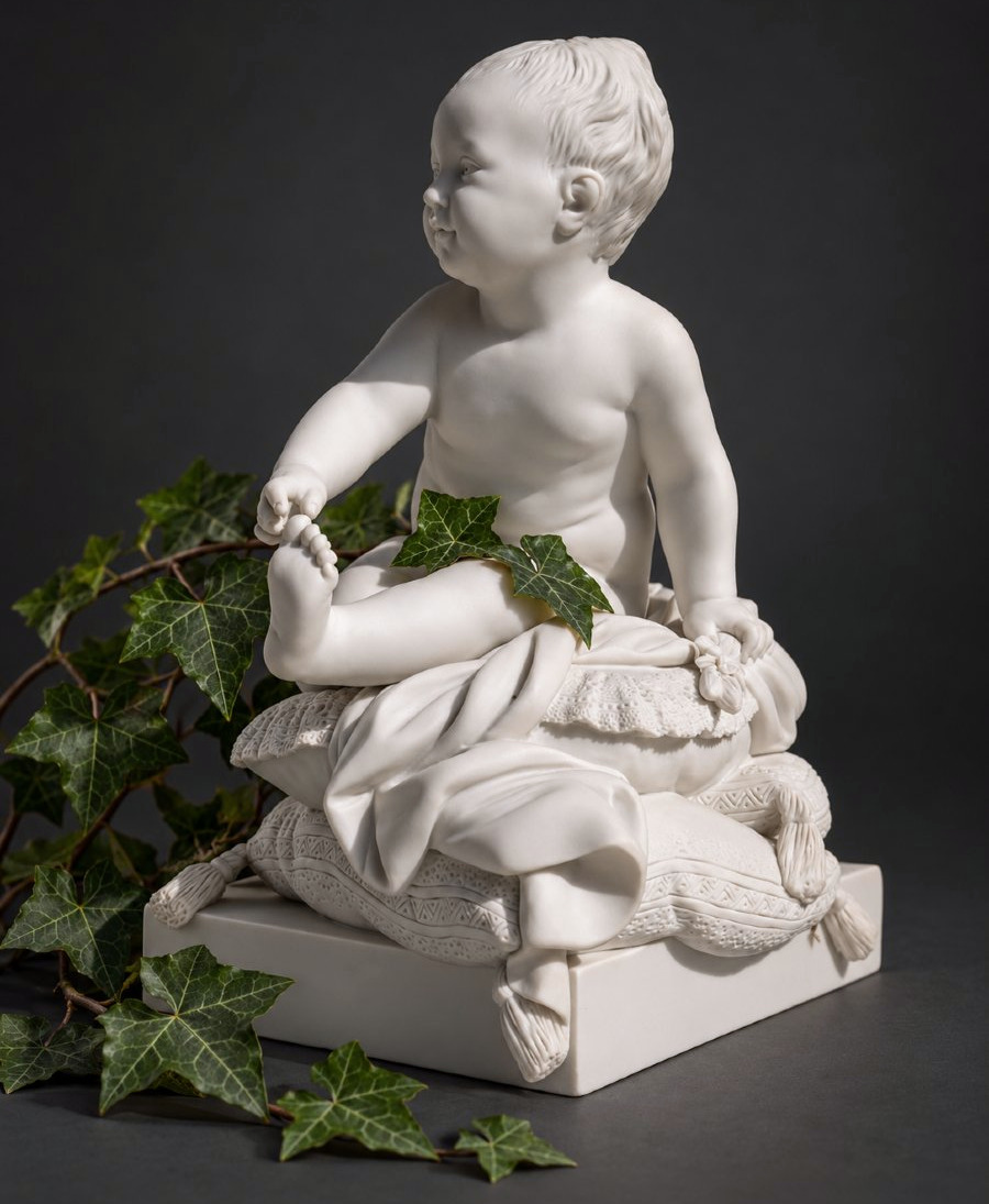 Biscuit de porcelaine – Madame Royale, dite Clodion Fille de Marie Antoinette / Louis XVI-photo-2