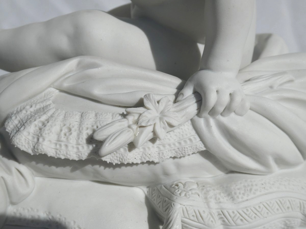 Biscuit de porcelaine – Madame Royale, dite Clodion Fille de Marie Antoinette / Louis XVI-photo-4