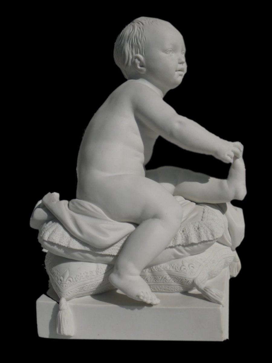 Biscuit de porcelaine – Madame Royale, dite Clodion Fille de Marie Antoinette / Louis XVI-photo-5
