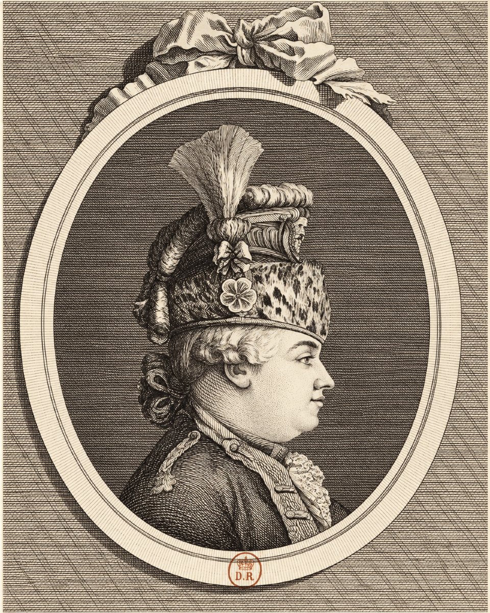 Profile Of The Duke Of Luynes, 18th Century, Silver Frame, General Of The Dragoons, Historical Souvenir -photo-1