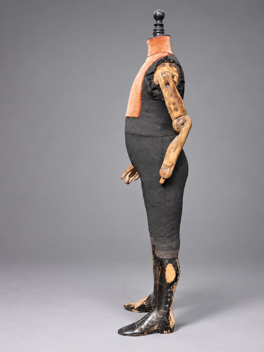 Children's Mannequin, Napoleon III Period, Articulated Hands And Arms, 19th-century Display Bust-photo-4