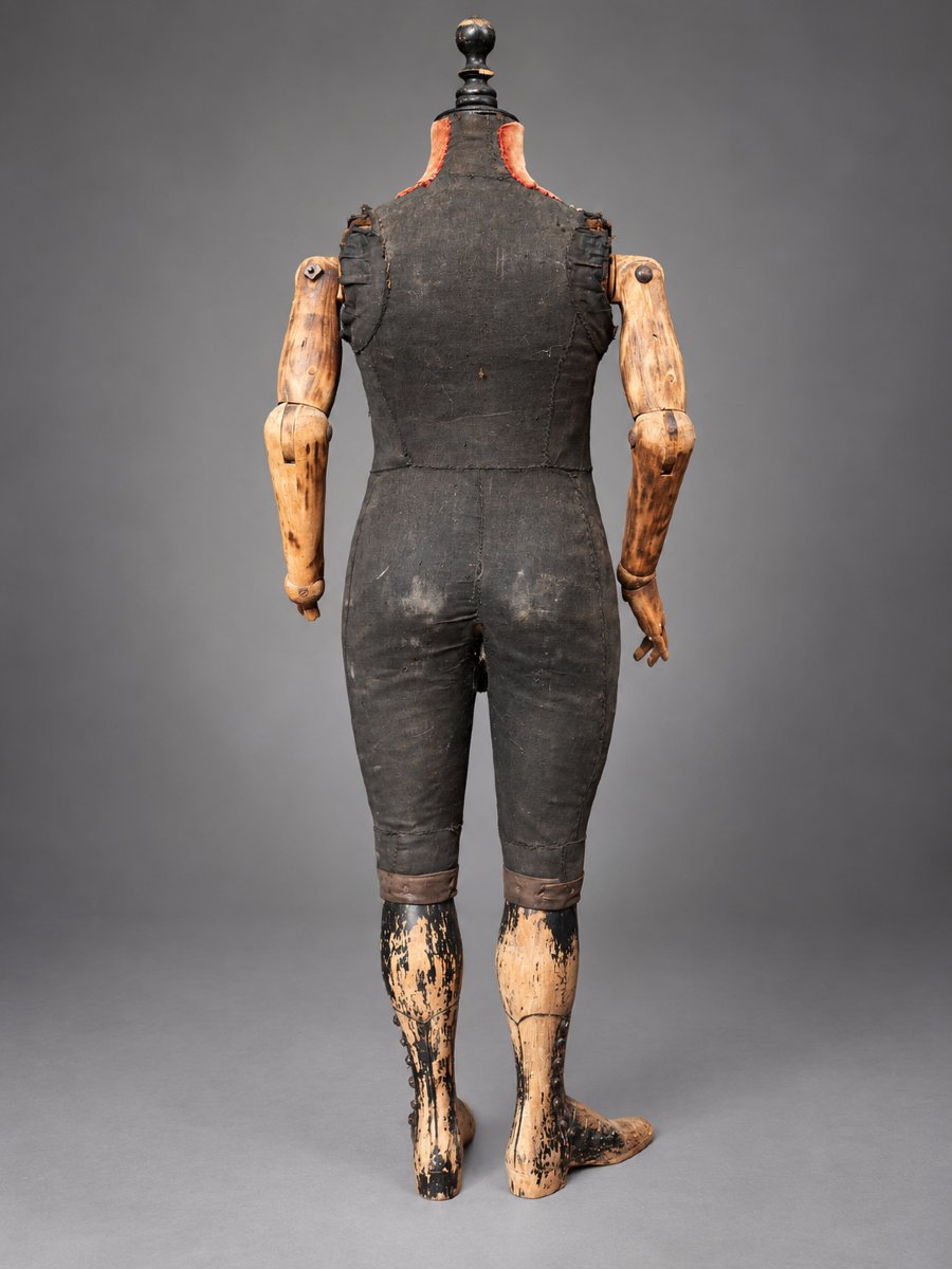 Children's Mannequin, Napoleon III Period, Articulated Hands And Arms, 19th-century Display Bust-photo-1