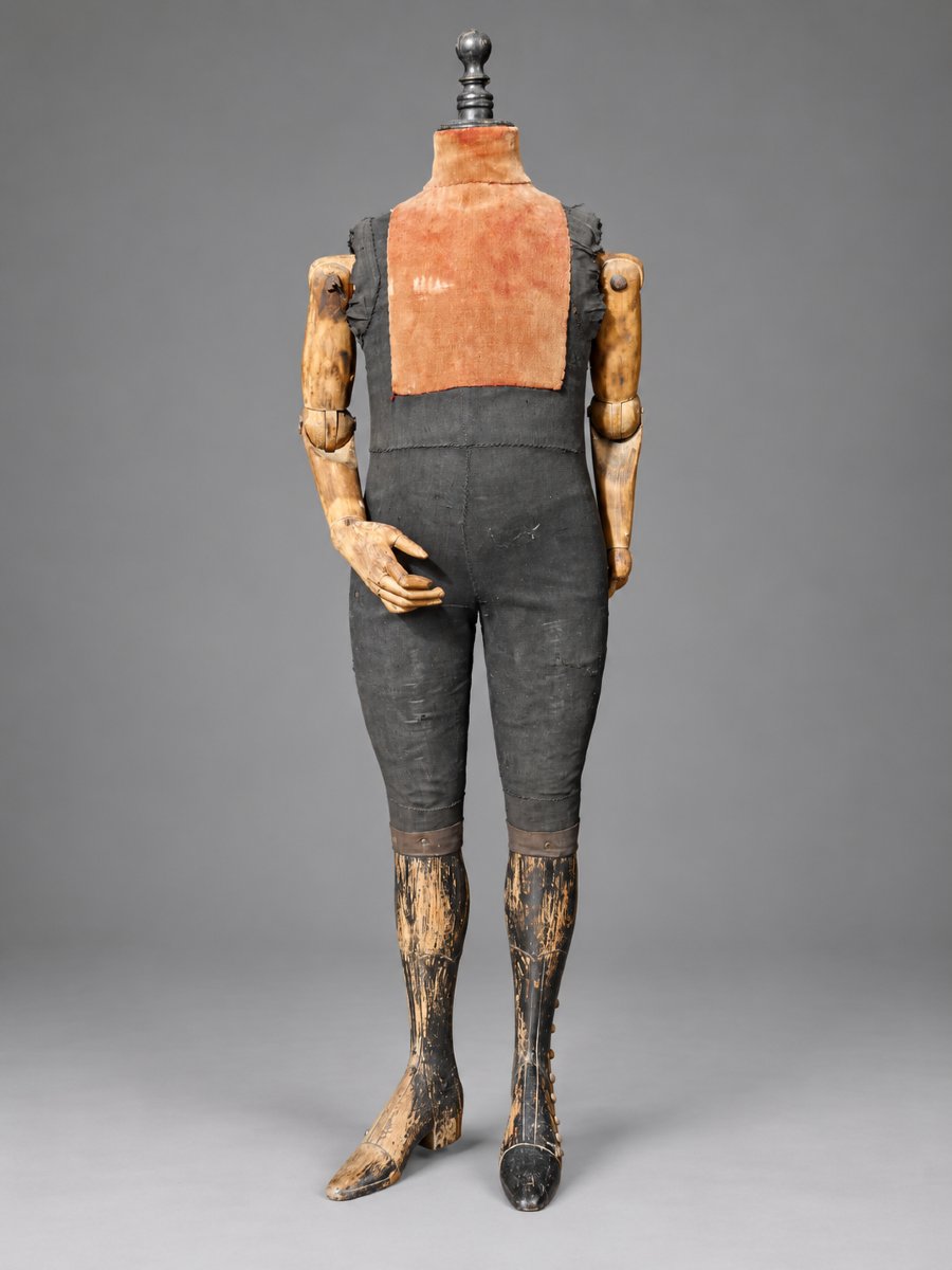 Children's Mannequin, Napoleon III Period, Articulated Hands And Arms, 19th-century Display Bust-photo-2