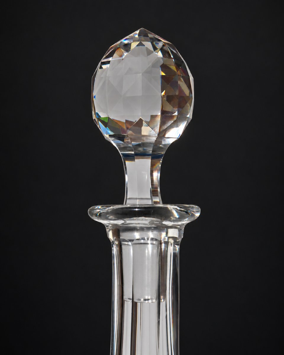 Service De Table En Cristal De Baccarat , Coupes , Carafe , Verres Gravé , 1900 -photo-4