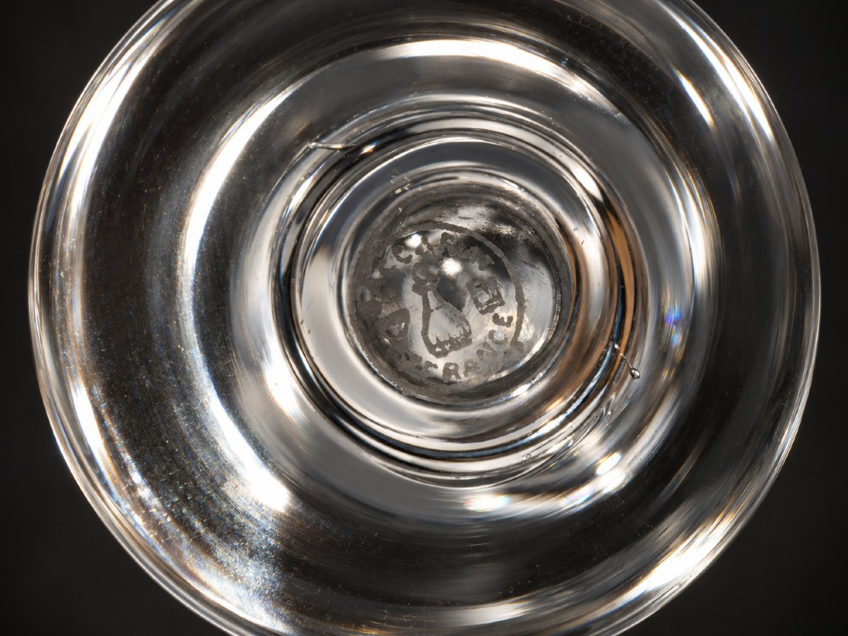Service De Table En Cristal De Baccarat , Coupes , Carafe , Verres Gravé , 1900 -photo-1