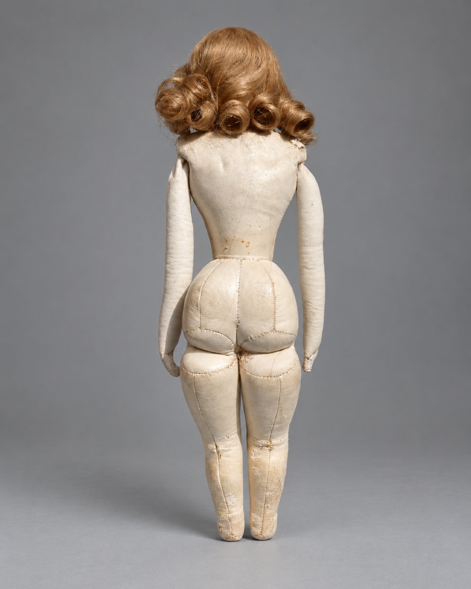 Poupée De Mode Parisienne François Gaultier, Tête En Biscuit & Corps En Peau, XIXe Napoléon III-photo-4