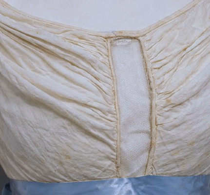 Robe De Jour époque 1825 Charles X Manches Gigot Costume Début XIXe Siecle Taille Haute Empire-photo-4