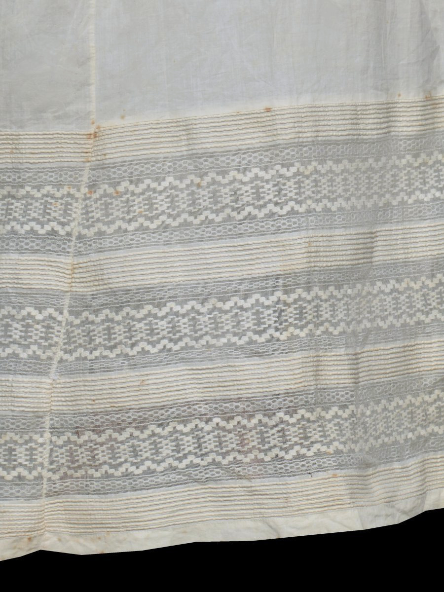 Robe De Jour époque 1825 Charles X Manches Gigot Costume Début XIXe Siecle Taille Haute Empire-photo-2