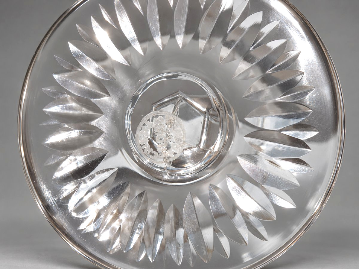 Saint-Louis – Serie De 12 Verres En Cristal De Saint Louis Rinceaux Dorés , Thistle -photo-4