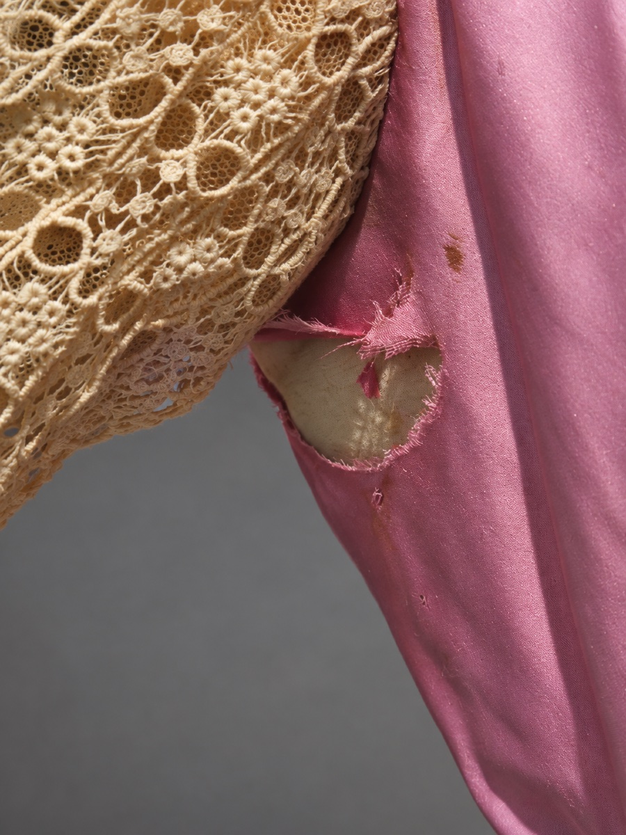 1910s Day Dress, Belle époque, Pink Silk, Vintage Lace Outfit Inspired By *titanic*-photo-5