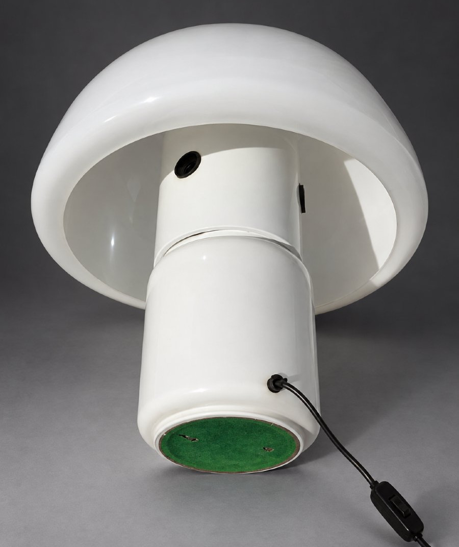 Elio Martinelli – Grande lampe Mushroom 625 – Martinelli Luce – Design italien vers 1970-photo-3