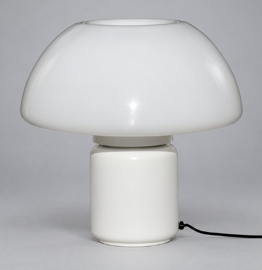 Elio Martinelli – Grande lampe Mushroom 625 – Martinelli Luce – Design italien vers 1970-photo-4