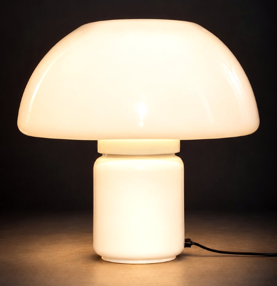Elio Martinelli – Grande lampe Mushroom 625 – Martinelli Luce – Design italien vers 1970-photo-2