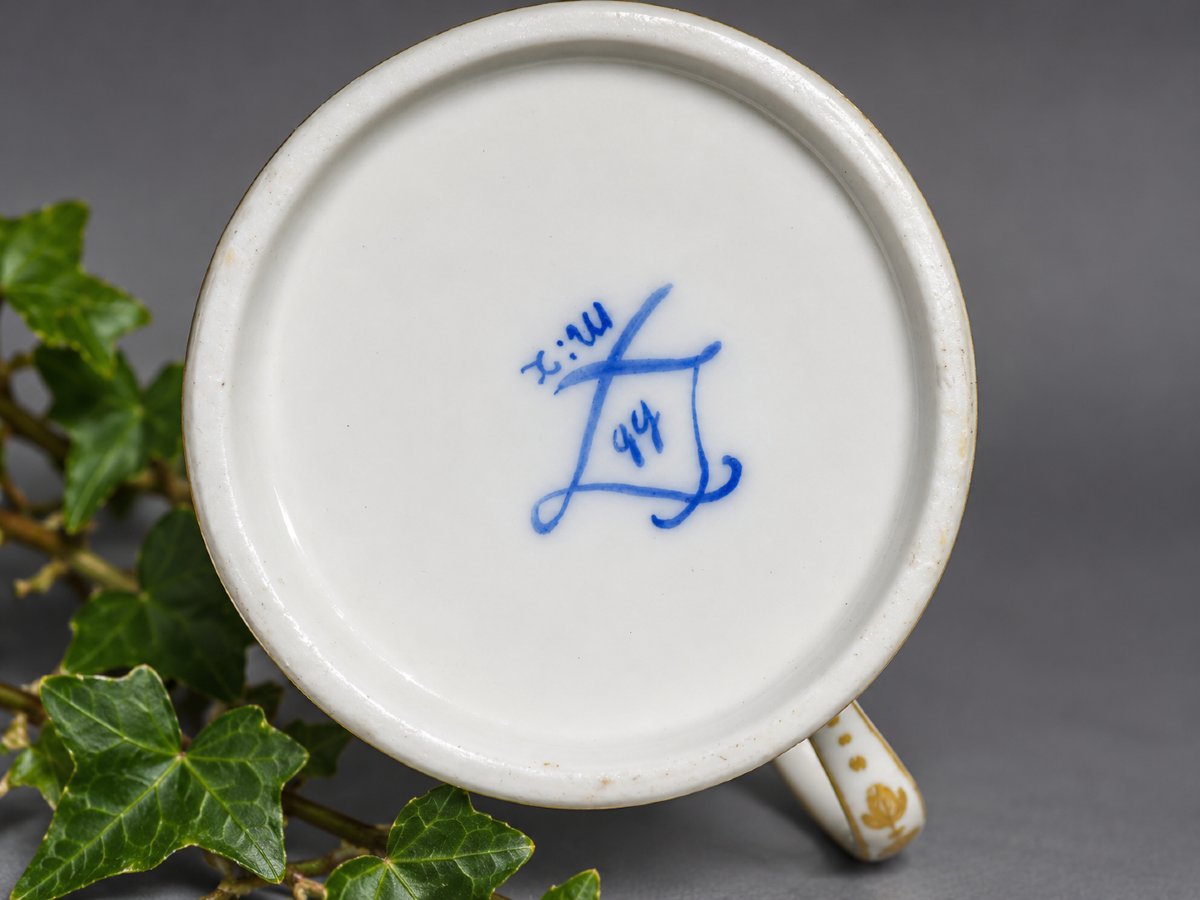 Litron Cup And Saucer, Sèvres Porcelain, Louis XVI Period, 785, 18th Century, Marie Antoinette-photo-1