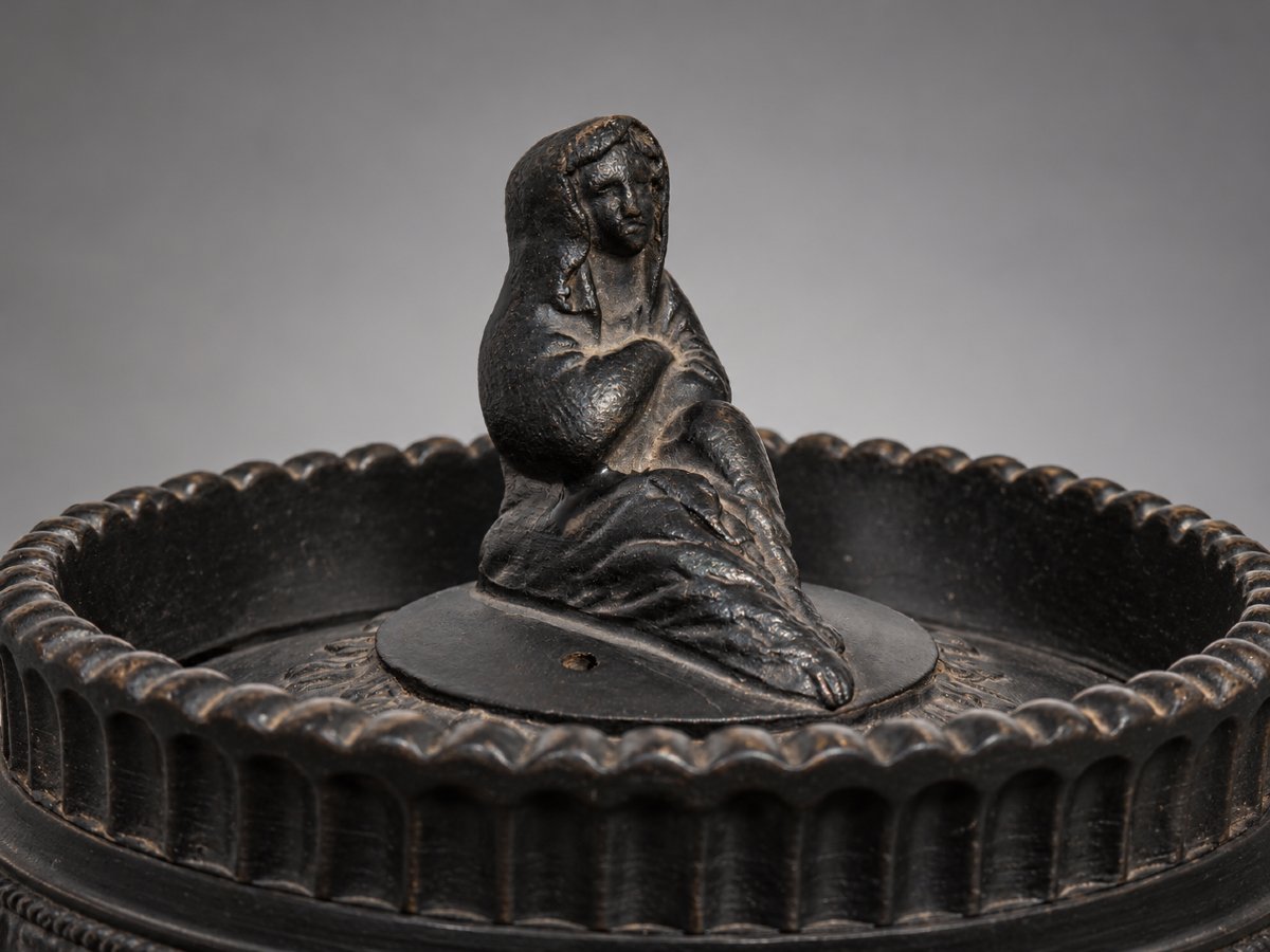 Black Basalt Stoneware Tea And Coffee Set – Empire Period, Early 19th Century, Wedgwood -photo-4