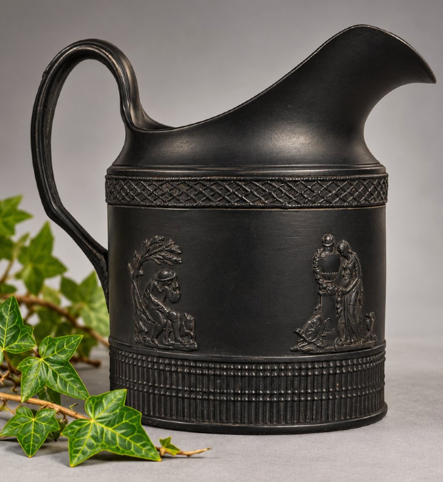 Black Basalt Stoneware Tea And Coffee Set – Empire Period, Early 19th Century, Wedgwood -photo-5