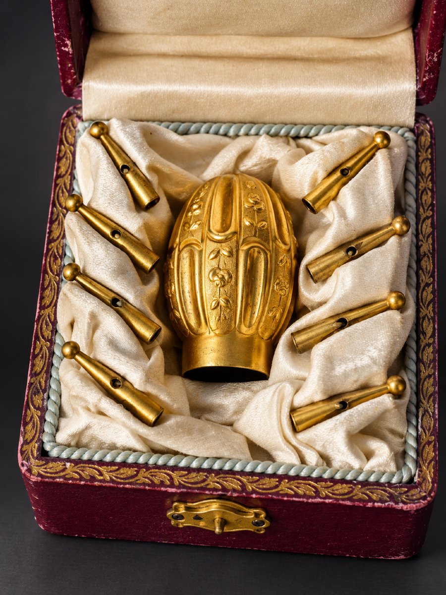 Pompon Umbrella Knob With Tips; Original Dugas-gérard Case, Paris 19th Arrondissement-photo-4